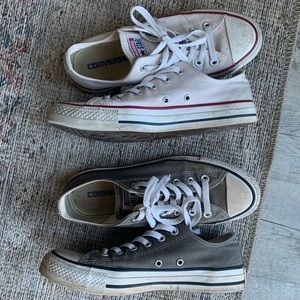 2 x low top converse women’s 7.5